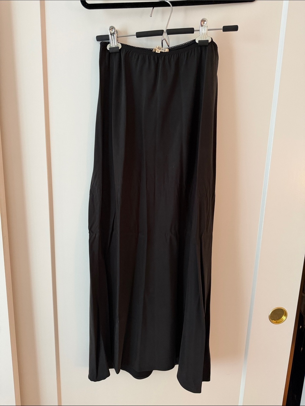 Black Maxi Skirt — Classic Full-Length Women’s Skirt